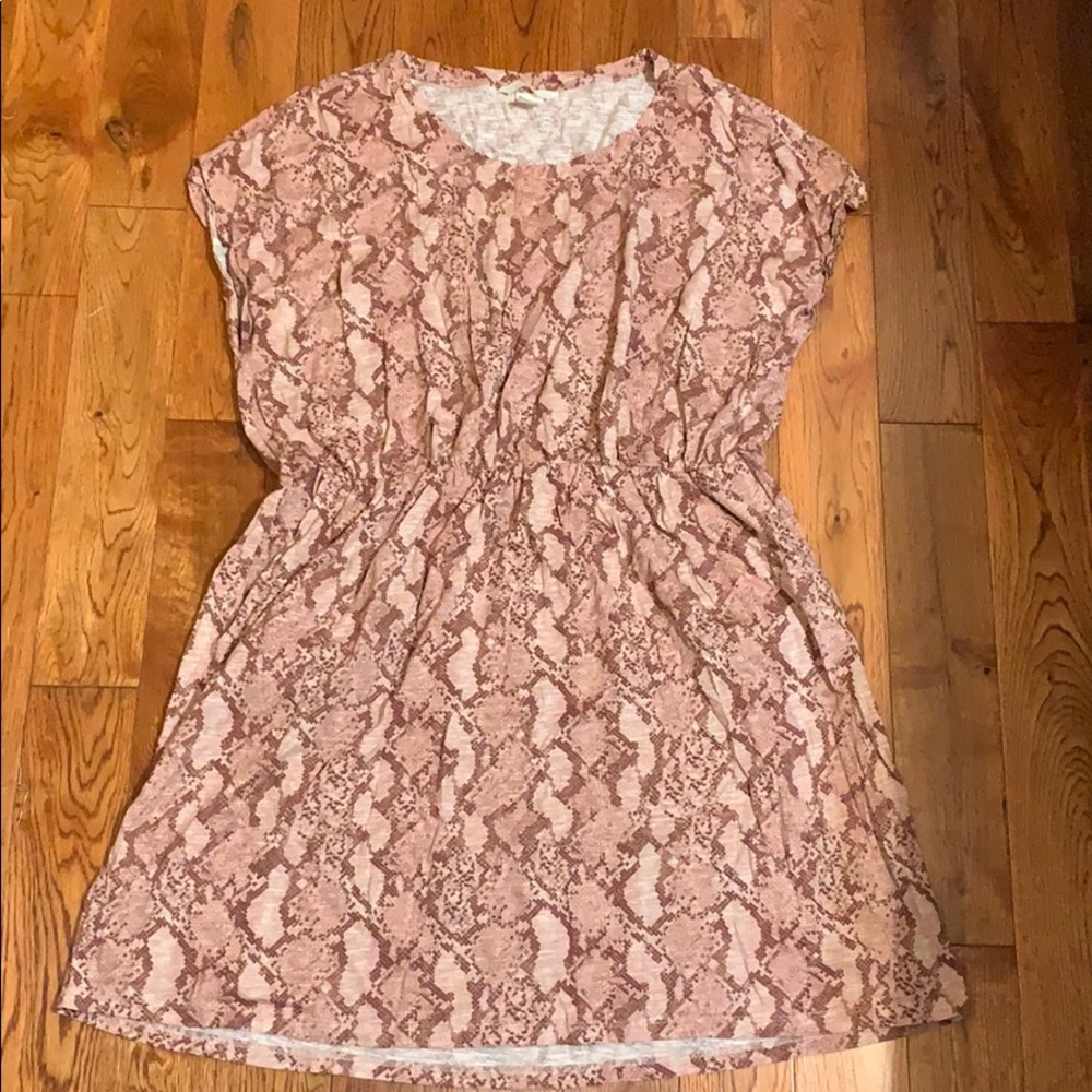 H&M snakeprint dress